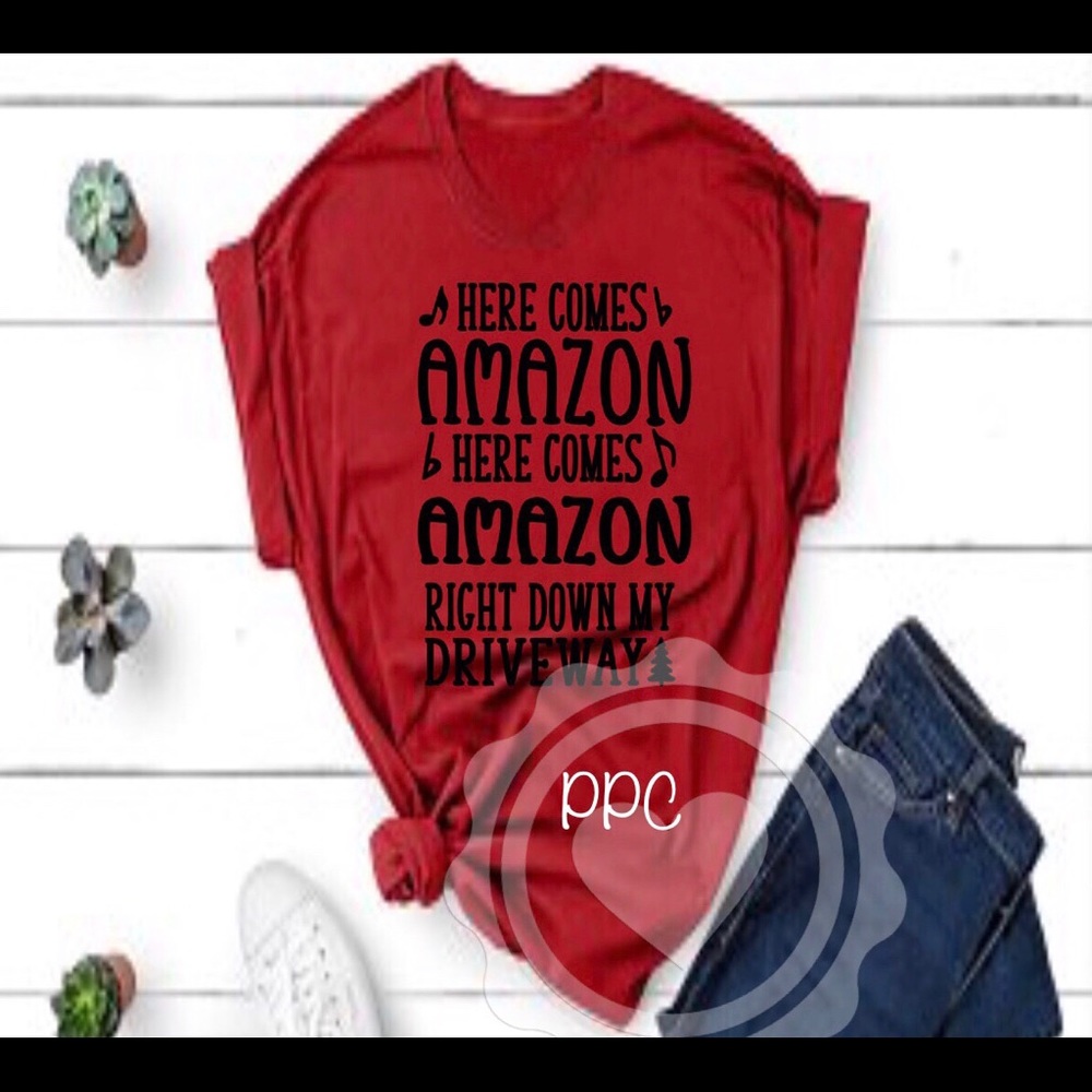 Here comes Amazon Holiday Shirt